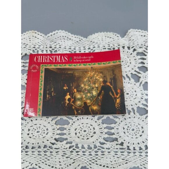 Christmas Postcard Book 30 Full-Color Cards To Keep Or Send - Picture 2 of 10